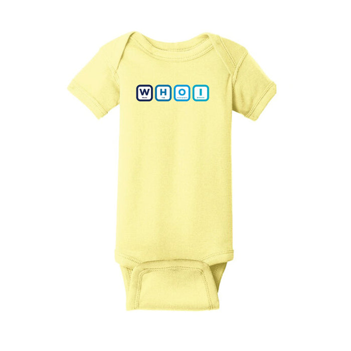 WHOI Block Letter Onesie