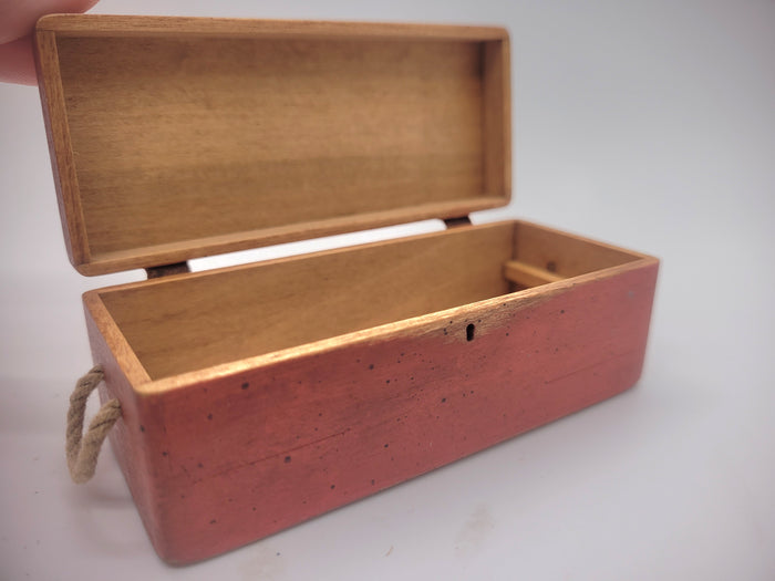 Wooden Red Chest - by Sir Thomas Thumb
