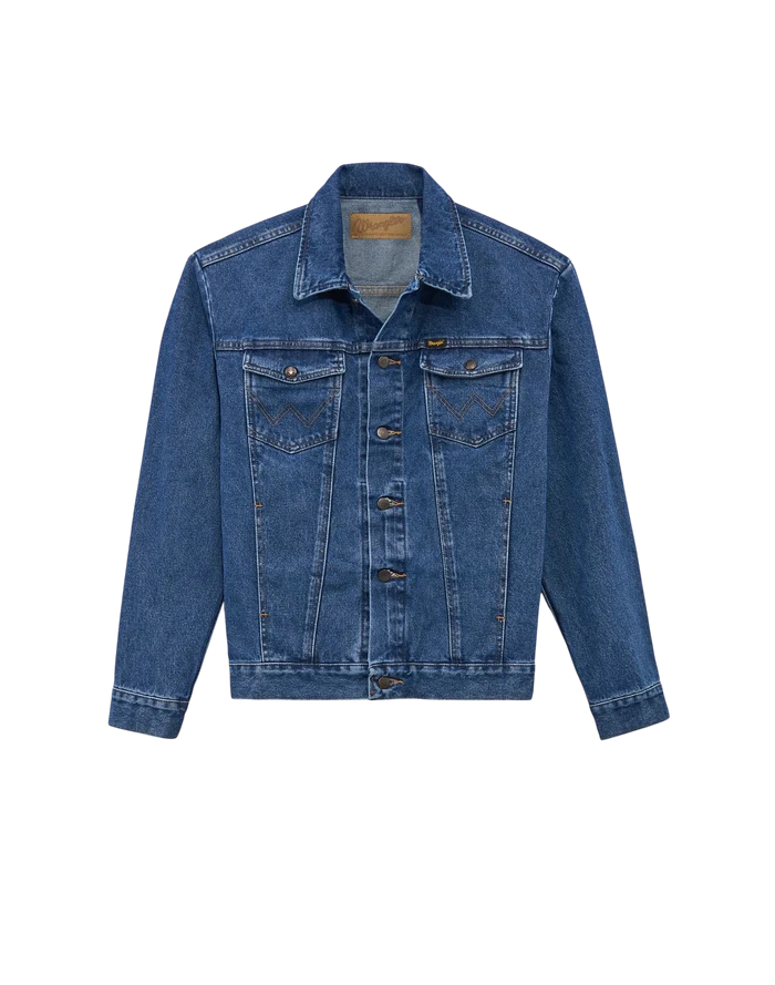 WRANGLER REGULAR COWBOY CUT JACKET, STONEWASH