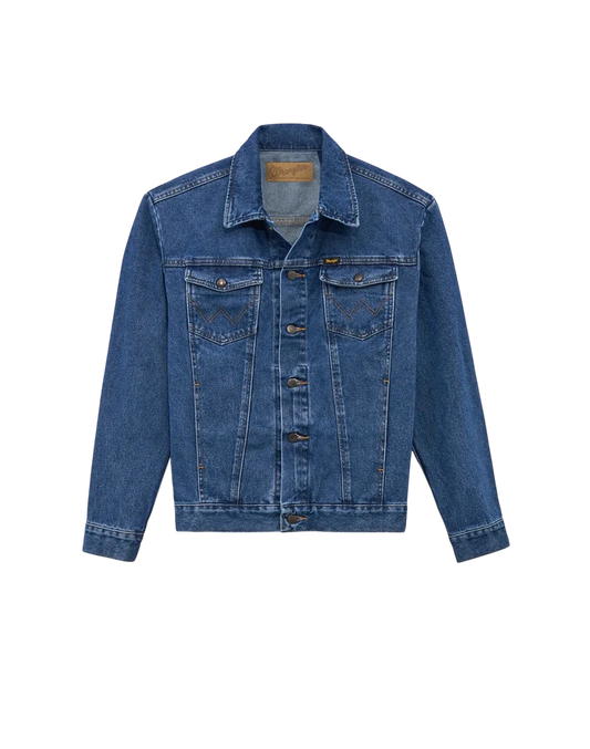 WRANGLER REGULAR COWBOY CUT JACKET, STONEWASH