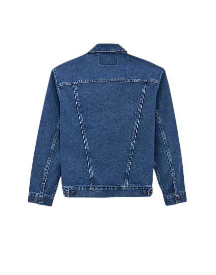 WRANGLER REGULAR COWBOY CUT JACKET, STONEWASH