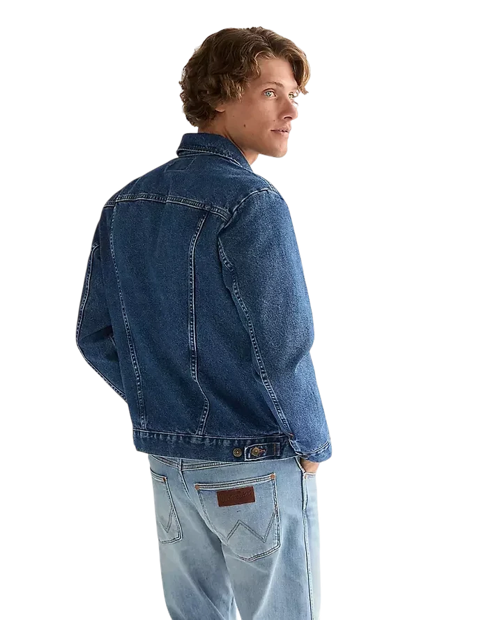 WRANGLER REGULAR COWBOY CUT JACKET, STONEWASH