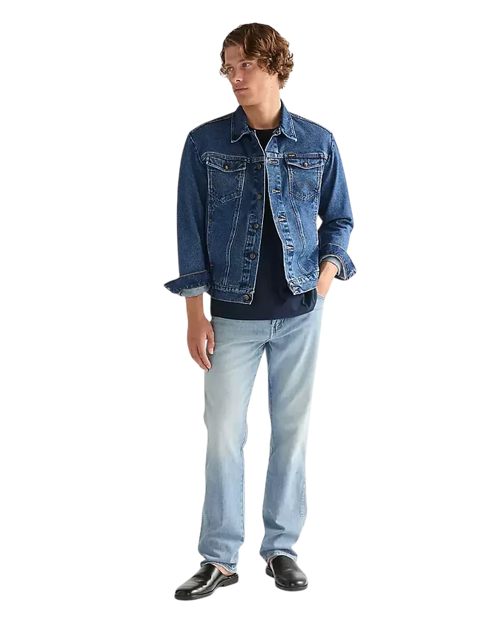 WRANGLER REGULAR COWBOY CUT JACKET, STONEWASH