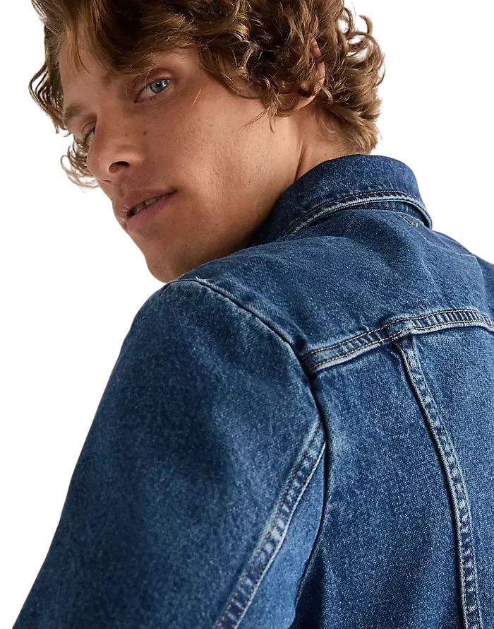 WRANGLER REGULAR COWBOY CUT JACKET, STONEWASH